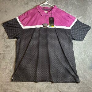 Callaway Men's Polo in Pink, White, and Black